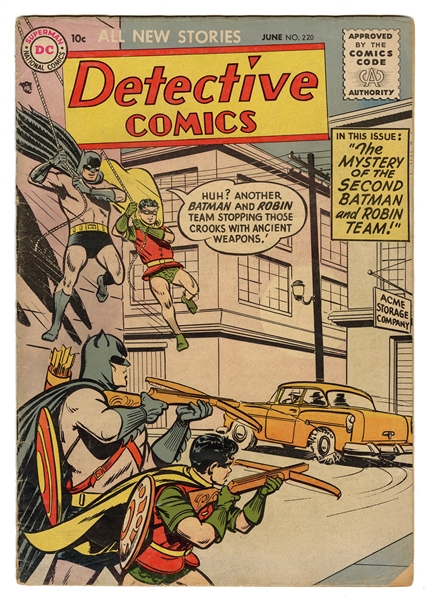 Detective Comics #220. DC Comics, 1955. Ungraded copy.