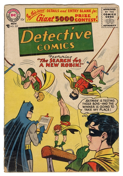  Detective Comics #237. DC Comics, 1956. Ungraded copy.