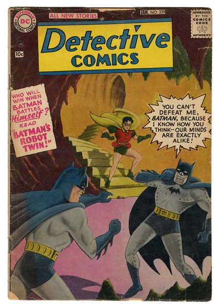  Detective Comics #239. DC Comics, 1957. Ungraded copy.