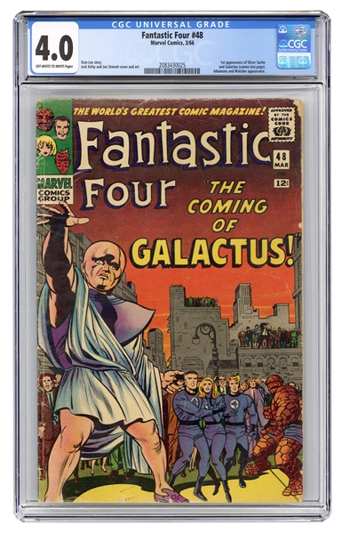  Fantastic Four #48. Marvel Comics, 1966. CGC 4.0 graded cop...