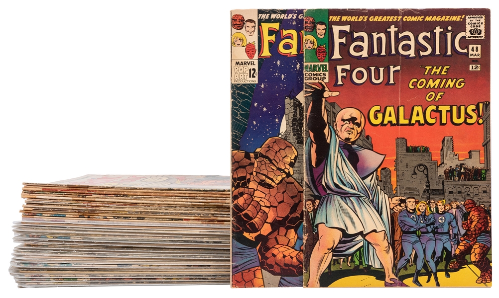  Group of 35 Fantastic Four Comics [including Nos. 45 and 48...