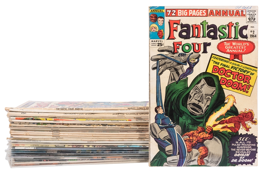  Group of 100 Fantastic Four Comics. Marvel, 1971/92. Ungrad...