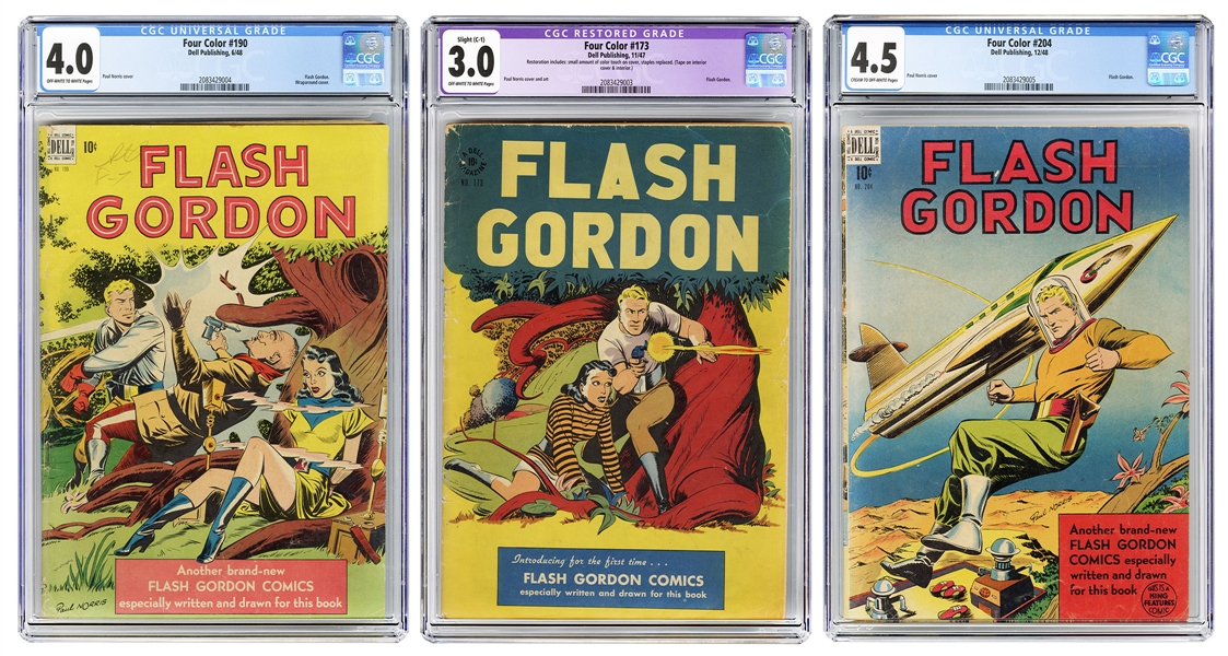  Four Color #173, #190, and #204. Dell Publishing, 1947/48. ...