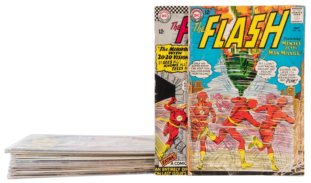  Lot of 16 Flash Comics. DC Comics. Ungraded copies. Include...