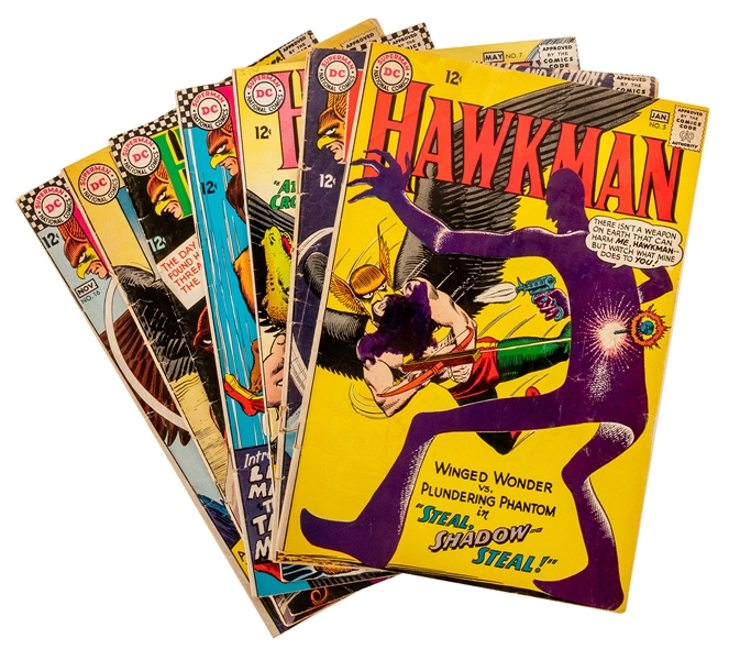  Seven Hawkman Comics. DC Comics. Ungraded copies. Includes ...
