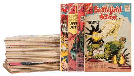  “Our Army at War” and Other Military Comics Lot. Bulk 1960s...