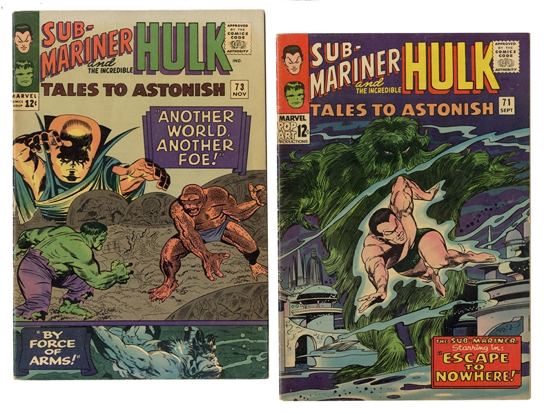  Pair of “Tales to Astonish” Comics. Marvel Comics. Ungraded...