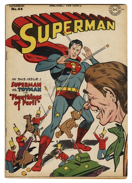  Superman #44. DC Comics, 1947. Ungraded.