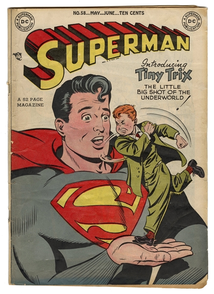 Superman #58. DC Comics, 1949. Ungraded.