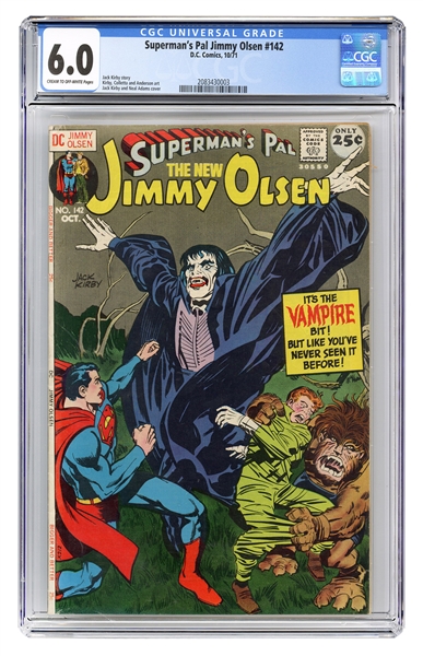  Superman’s Pal Jimmy Olsen #142. DC Comics, 1971. CGC 6.0 g...