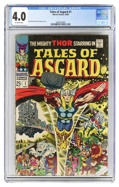  Tales of Asgard #1. Marvel Comics, 1968. CGC 4.0 graded cop...