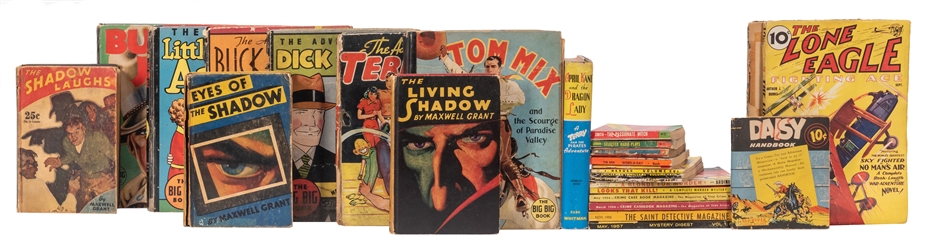  Assorted Big Big Books, Pulps, and Related Titles. 1930s/40...