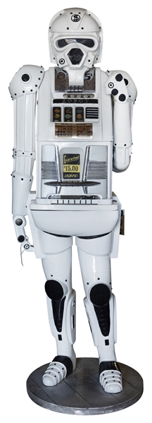  Mills Hi-Top 5 Cent Robot Slot Machine. Figural slot machin...