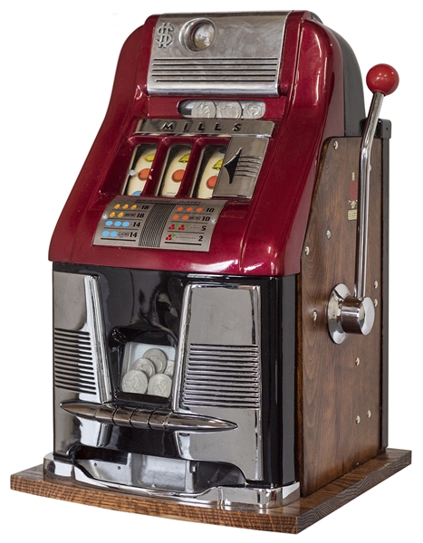  Mills $1 High Top Slot Machine. Accepts Eisenhower dollar c...
