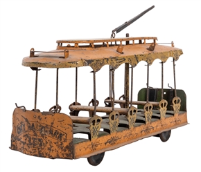 Converse City Hall Park 175 Trolley. Pressed steel, orange ...