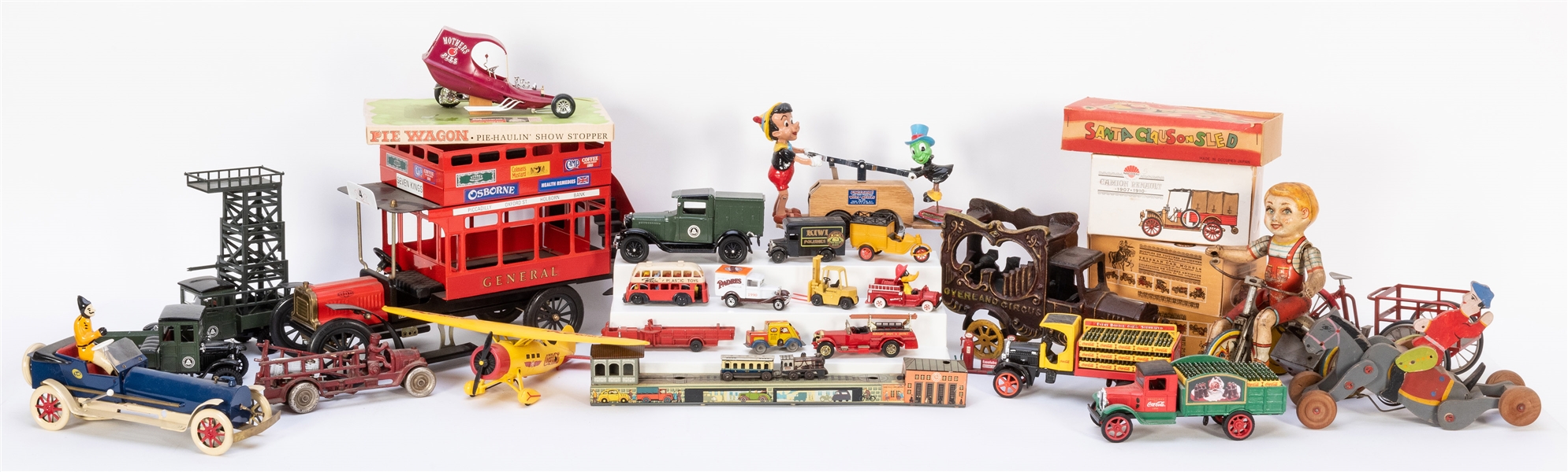  Large Group of Vintage Toy Cars. Includes two Nacoral Frenc...