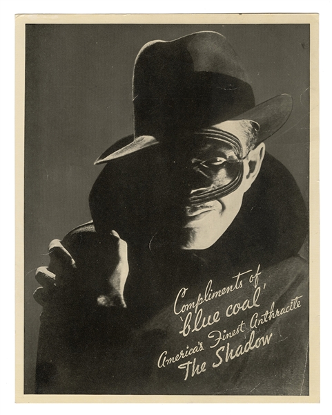 Walter Gibson Signed “The Shadow” Premium Photo. Black and ...