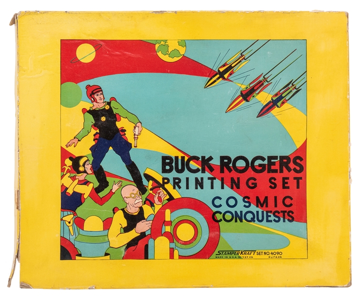  Buck Rogers Cosmic Conquest Printing Set. Stamper Kraft Set...