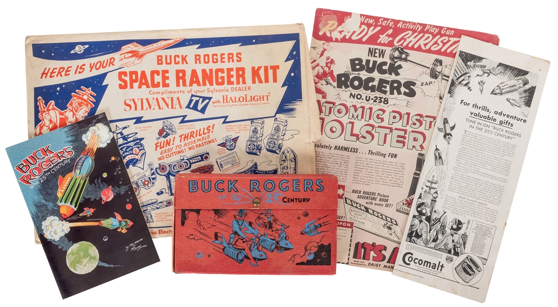  Buck Rogers Space Ranger Kit, Pencil Box, and More. Pictori...