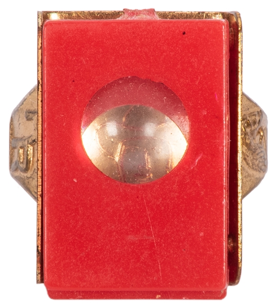  Roy Rogers Microscope Ring. Circa 1949. A Quaker Cereals pr...