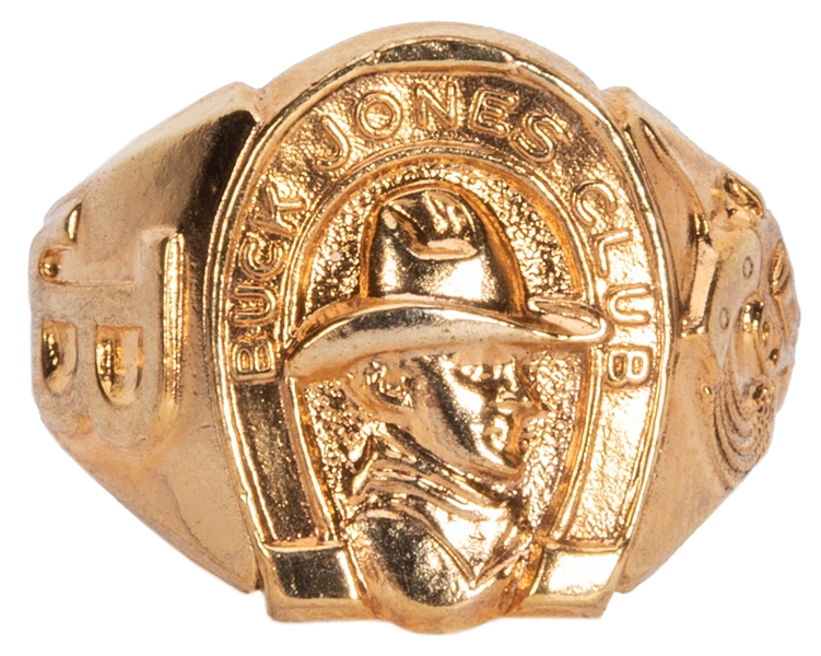  Buck Jones Club Premium Ring. Circa 1937. Issued by Grape-N...