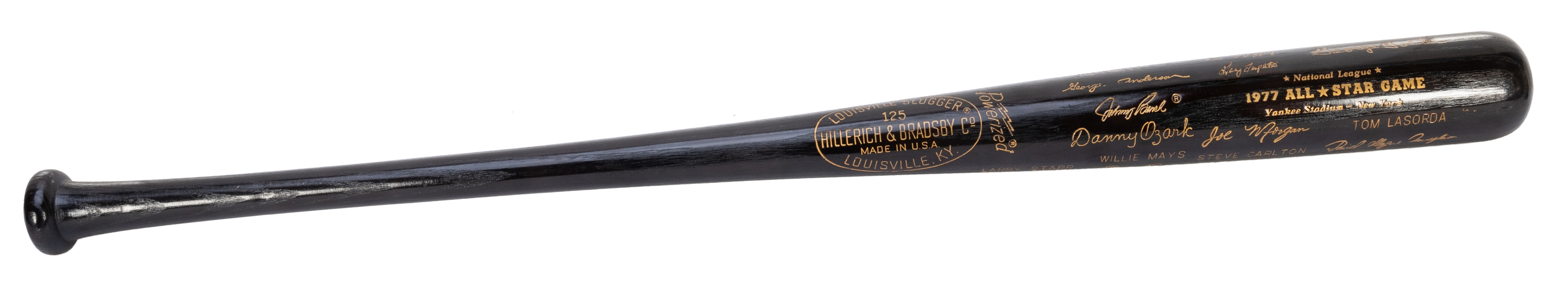  1977 All-Star Game Commemorative Baseball Bat. Hillerich an...