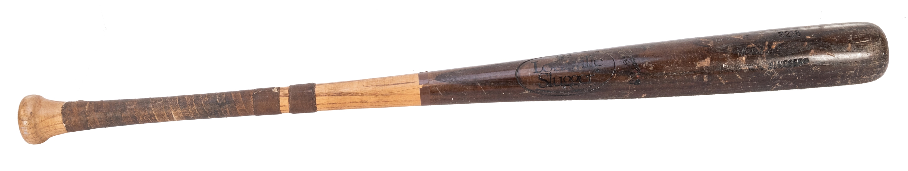  Fred McGriff Game Used Baseball Bat. Louisville Slugger S21...