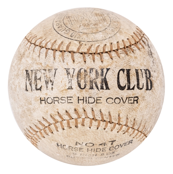  Early New York Club Goldsmith Sporting Goods Baseball. Cinc...