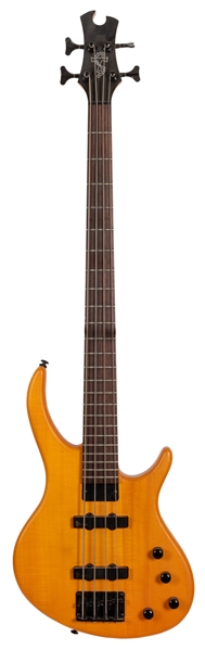  Tobias Toby Deluxe-IV Electric Bass Guitar. Transparent amb...
