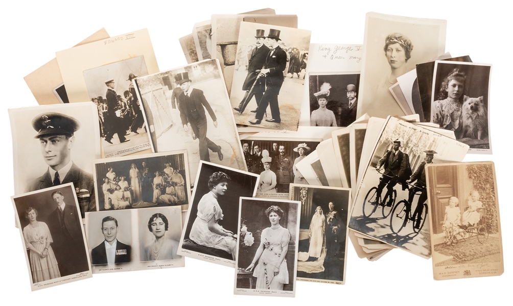  Lot of Vintage Photos of British Royalty. Circa 1900s and l...