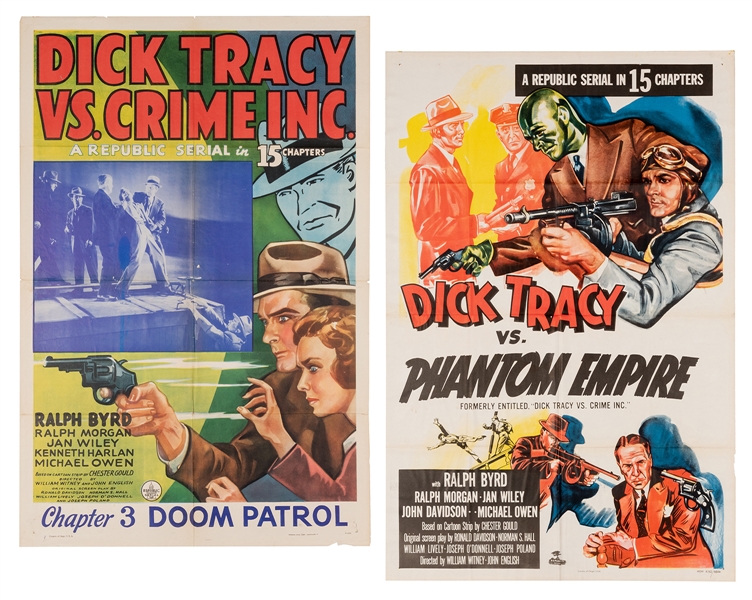 Dick Tracy Movie Posters and Lobby Cards. Including one-she...