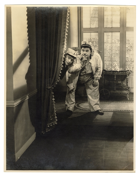  Laurel & Hardy “Flying Deuces” Photograph. Large gelatin si...