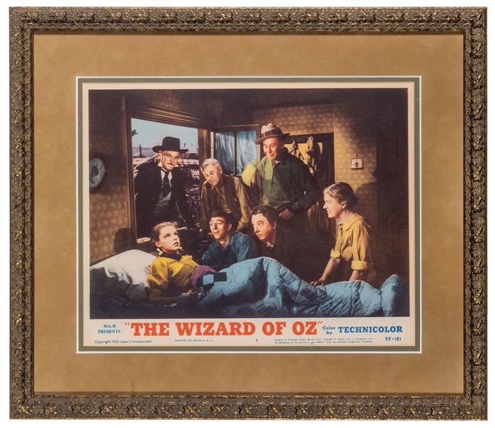  The Wizard of Oz Lobby Card. MGM, 1955. Original colored lo...