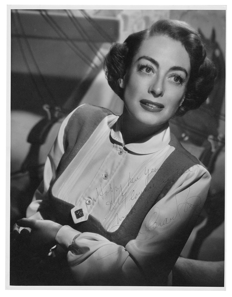  Joan Crawford Lobby Photo. Signed and inscribed lobby size ...