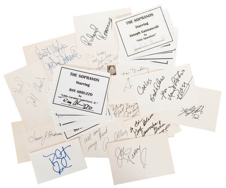  “The Sopranos” Autograph Collection. U.S., late 20th. Centu...