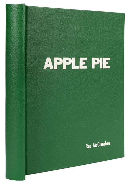  Rue McClanahan Signed Script and Binder from “Apple Pie.” 1...