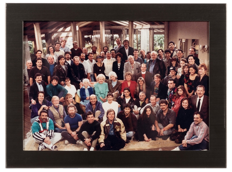  Rue McClanahan’s Photograph of Cast and Crew of The Golden ...