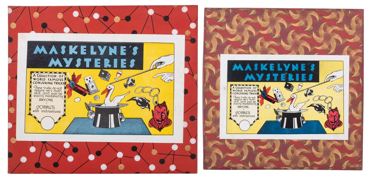  Pair of Maskelyne’s Mysteries Magic Sets. London, 1957/n.d....