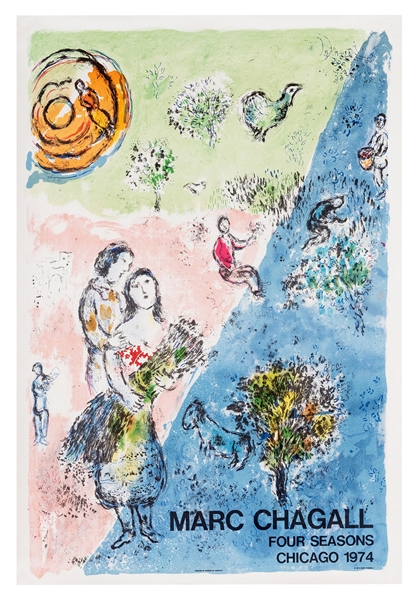  Chagall, Marc (1887-1985). Marc Chagall. Four Seasons / Chi...