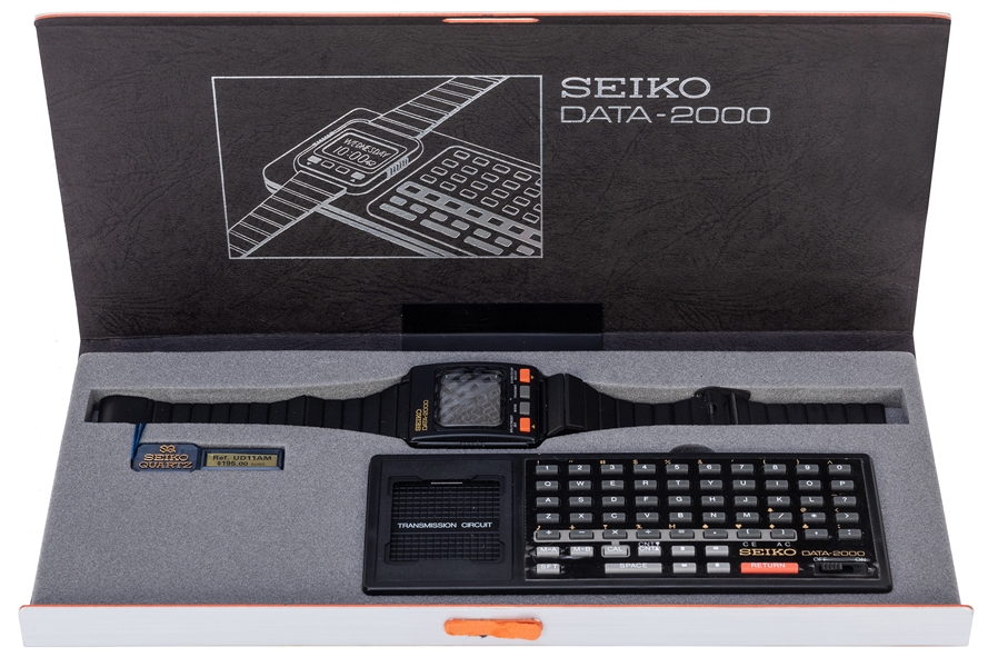  Seiko Data-2000 Watch Computer in Original Box. Japan, ca. ...