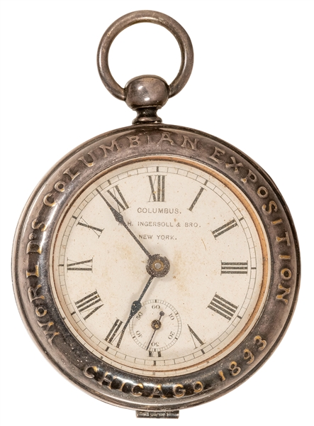  1893 Columbian Exposition Pocket Watch. R. H. Ingersoll & B...