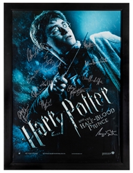  Harry Potter and the Half Blood Prince Cast Signed Movie Po...