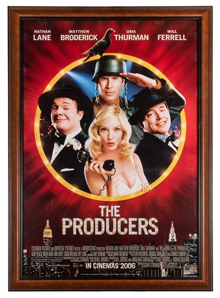  The Producers Cast Signed Movie Poster. 2006. Signed by Wil...