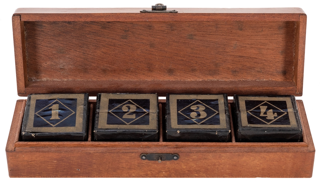  Divination Box. German, ca. 1920. The order of four numbere...