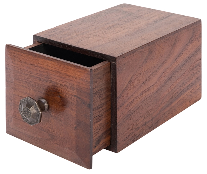  Drawer Box. Circa 1920. Handsome hardwood box with sliding ...