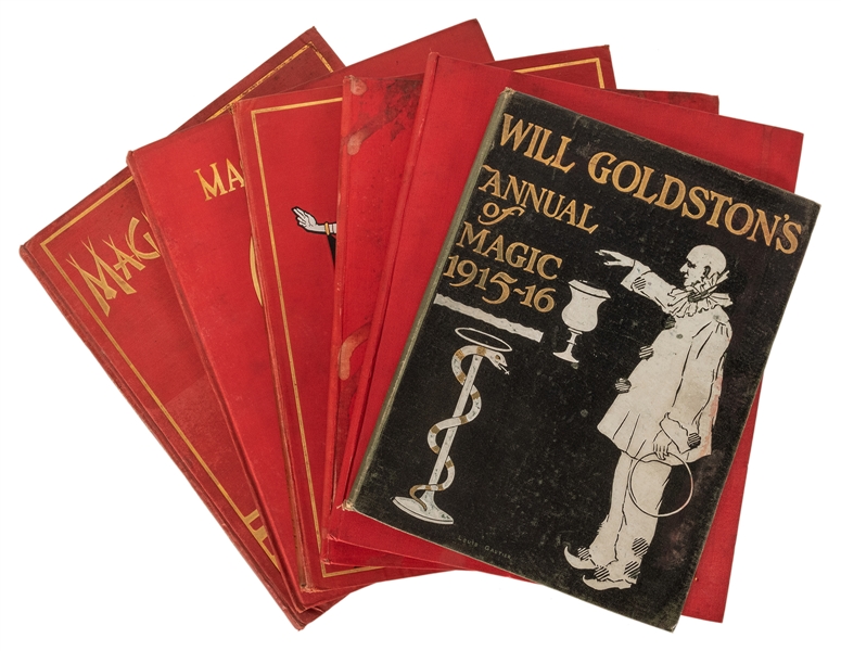  Goldston, Will. The Magician Annual. Six Volumes. Including...
