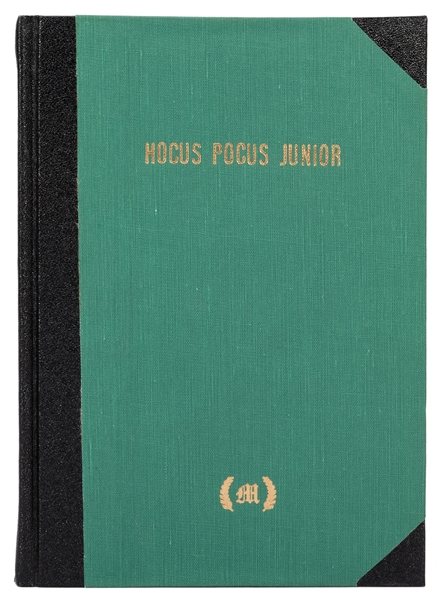  Hocus Pocus Junior. New York, 1950. McArdle facsimile editi...