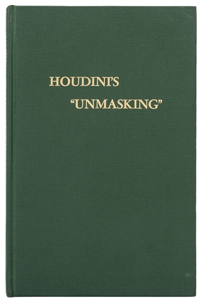  Hugard, Jean. Houdini’s Unmasking Fact vs. Fiction. [York: ...
