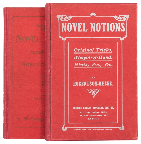  Keene, Robertson. Novel Notions and More Novel Notions. Lon...