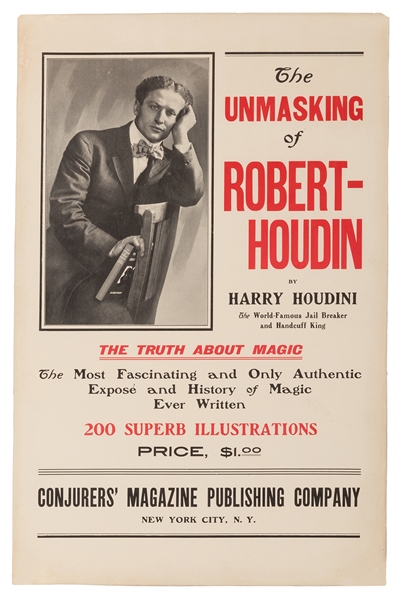  Houdini, Harry (Ehrich Weisz). The Unmasking of Robert-Houd...